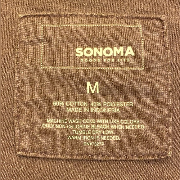 Sonoma Long Sleeve Front Zip Drawstring Hoodie - Picture 3 of 3